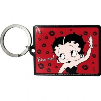 LLAVERO RECTANGULAR BETTY BOOP KISS ME!