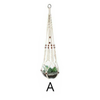Colgante de Macrame para 1 Maceta A