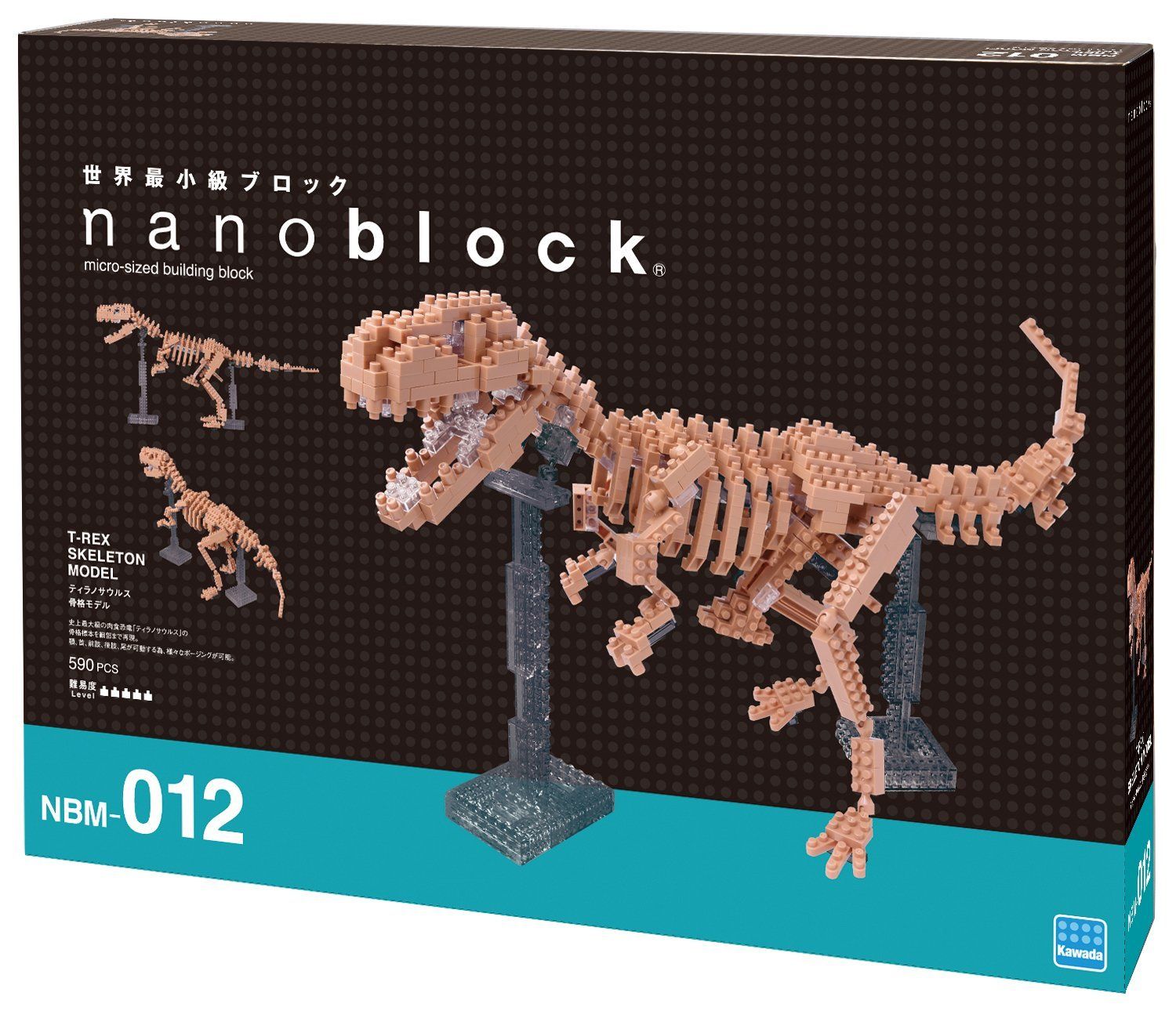 Nanoblock Dinosaurio T-Rex Esqueleto Ed. Grande