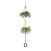 Colgante de Macrame para 2 Macetas D