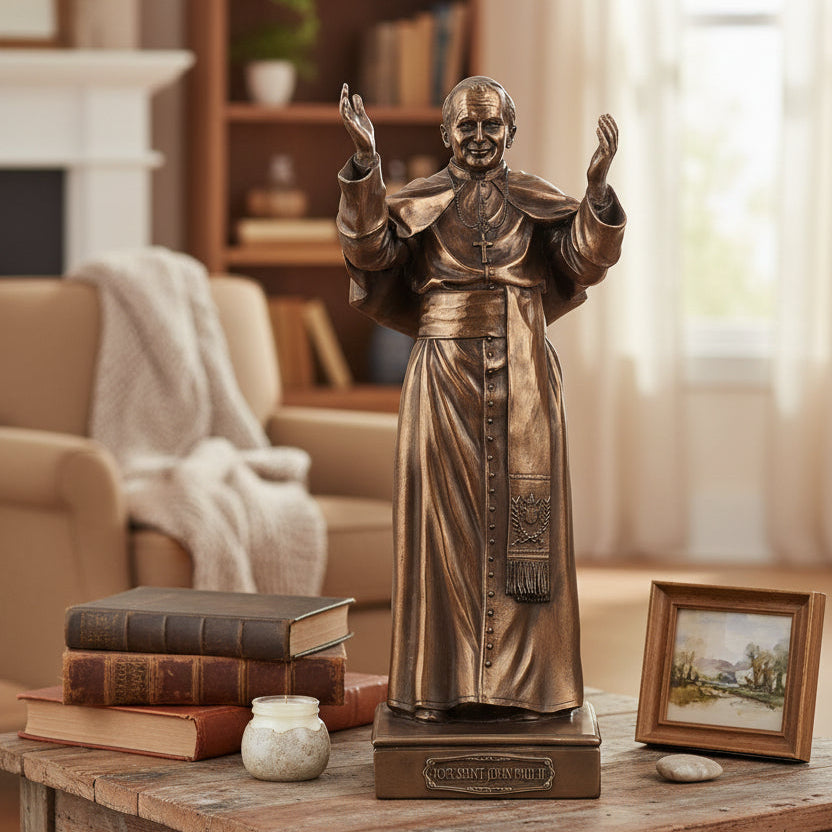 Estatuilla Santo Papa Juan Pablo II LM1