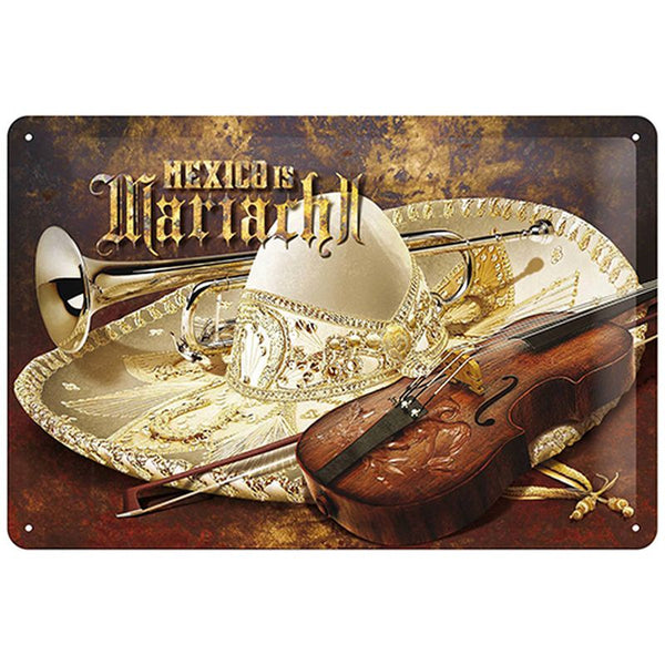 CARTEL 20X30 MEXICO IS MARIACHI