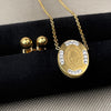 Juego Collar y Aretes San Benito