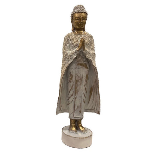 Buda Namaste Mudra Dorado y Blanco