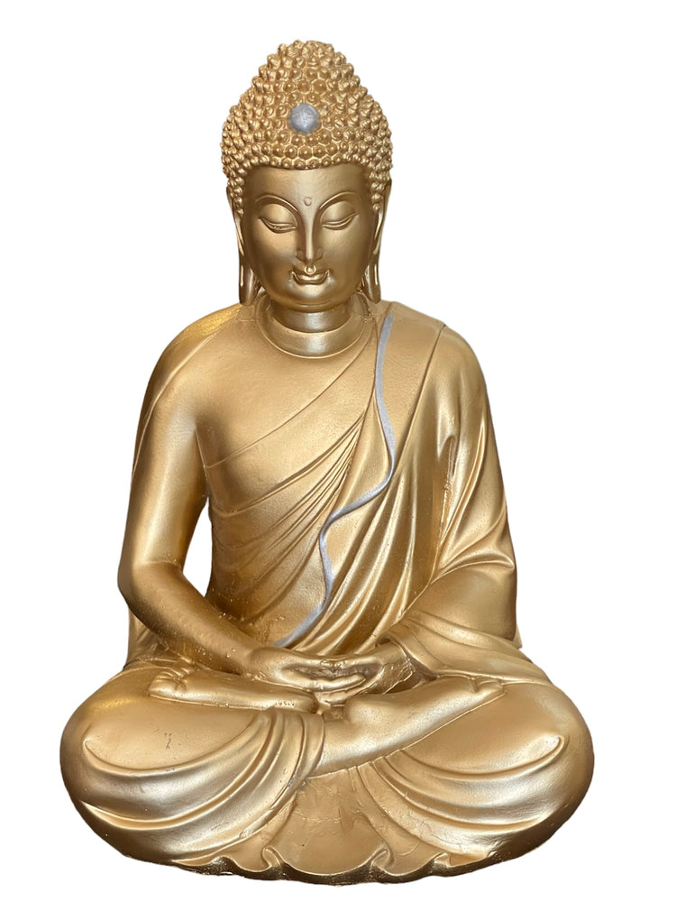 Estatuilla Buddha Dorado Meditando