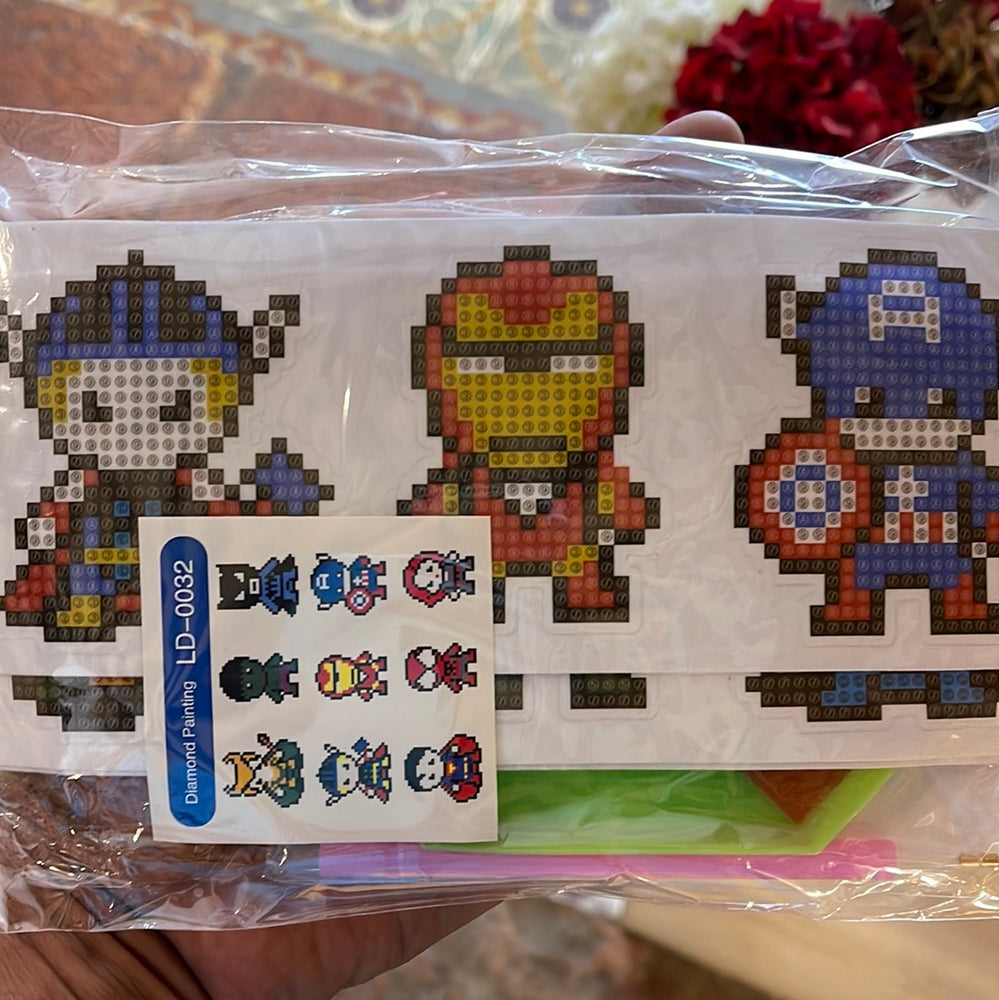 Diamond set 9 stickers