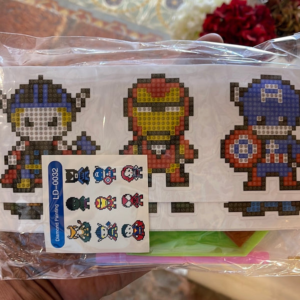 Diamond set 9 stickers