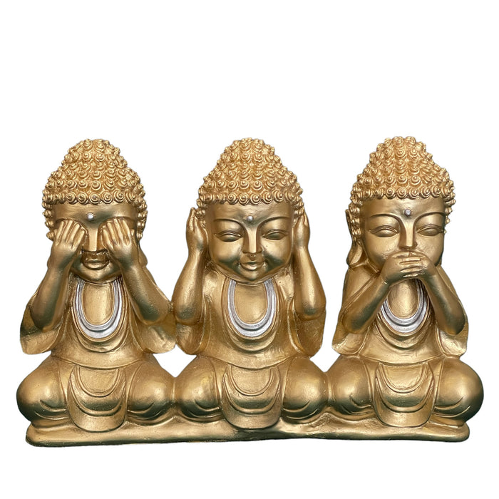 Estatuilla 3 No Evil Buddhas