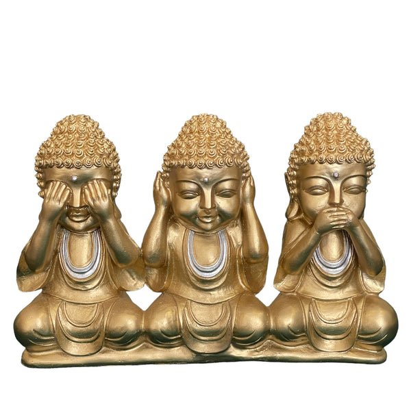 Estatuilla 3 No Evil Buddhas