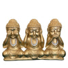 Estatuilla 3 No Evil Buddhas